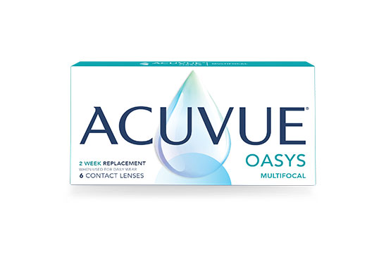 Front view of ACUVUE OASYS MULTIFOCAL 6 Pack